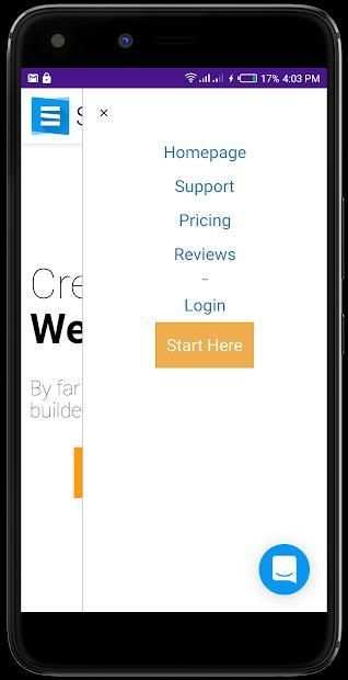 Site123 Wab Creator screenshot 1