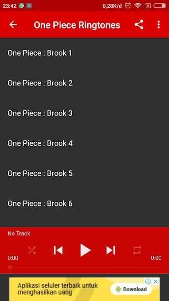 One Piece Ringtones Free screenshot 2