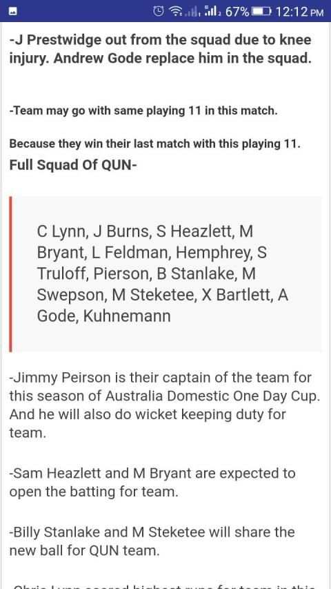 Dream Team & Tips For Dream11 screenshot 1