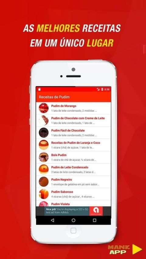 Receitas de Pudim screenshot 4