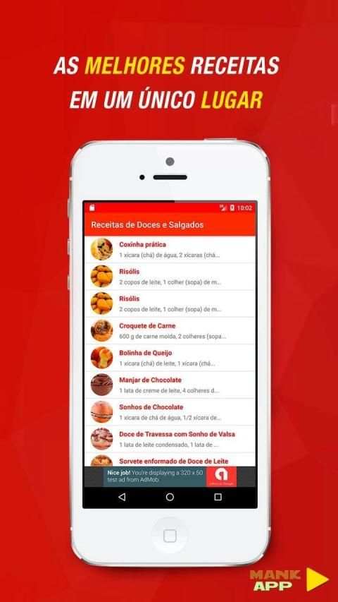 Receitas de Doces e Salgados screenshot 4