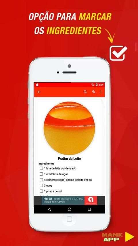 Receitas de Pudim screenshot 2
