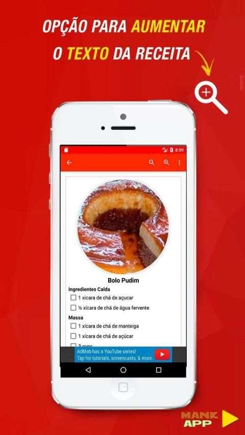 Receitas de Pudim screenshot 3
