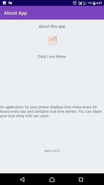 Daily Love Notes screenshot 1