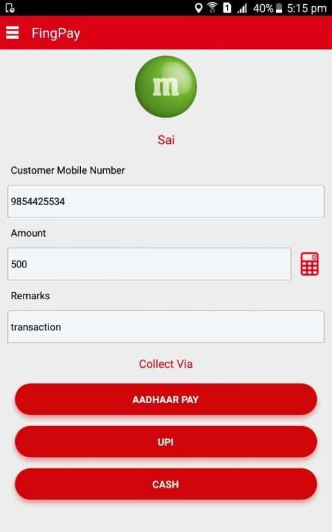 Fingpay - Aadhaar Pay and UPI for Merchants screenshot 2