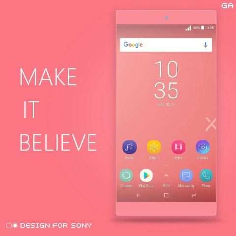 GALAXY XPERIA Theme | JUST RED *Tema SONY Xperia screenshot 4
