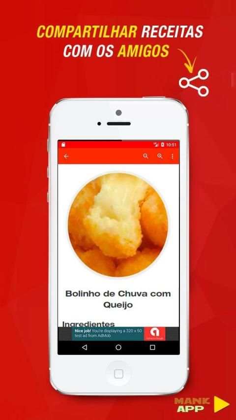 Receitas de Bolinhos de Chuva screenshot 1