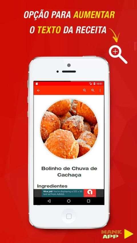 Receitas de Bolinhos de Chuva screenshot 3