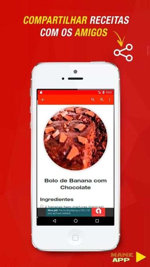 Receitas de Bolos Caseiros screenshot 1