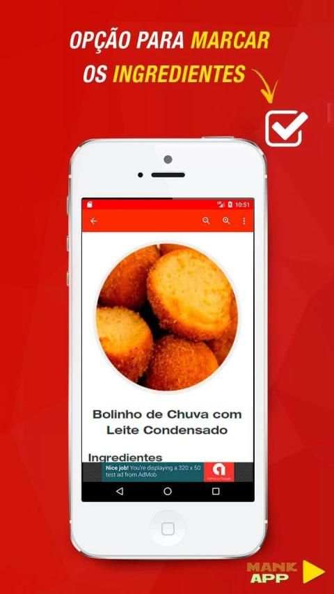 Receitas de Bolinhos de Chuva screenshot 2