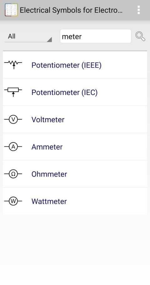 Electrical Symbols for Electronics screenshot 4