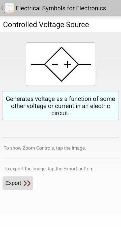 Electrical Symbols for Electronics screenshot 3