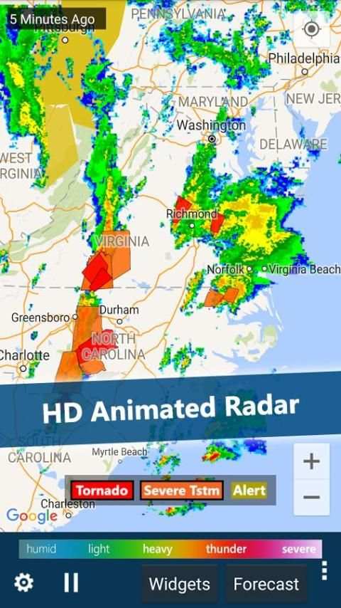 Weather Radar Widget स्क्रीनशॉट 13