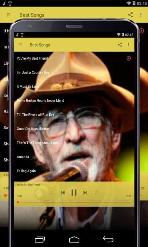 **Don Williams Songs* screenshot 2