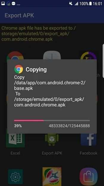Export App(APK File) To SD Card screenshot 2