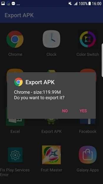 Export App(APK File) To SD Card screenshot 3