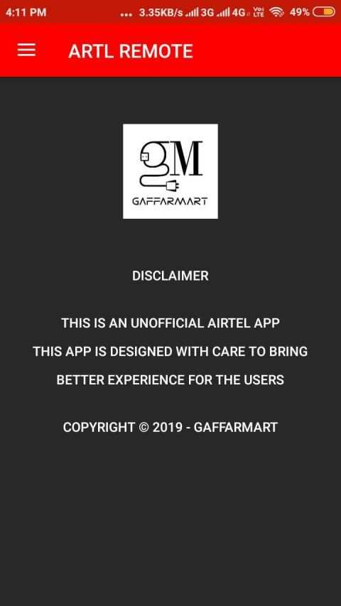 Remote Control For Airtel screenshot 2