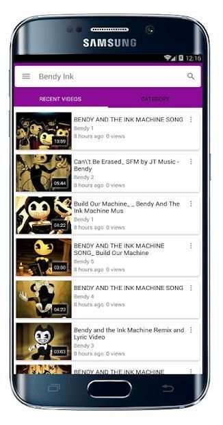 Bendy Ink 2 Videos Ringtones screenshot 1