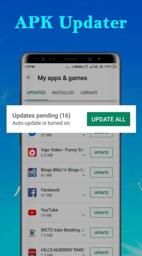 Update Software 2019 - APK Updater Checker screenshot 4