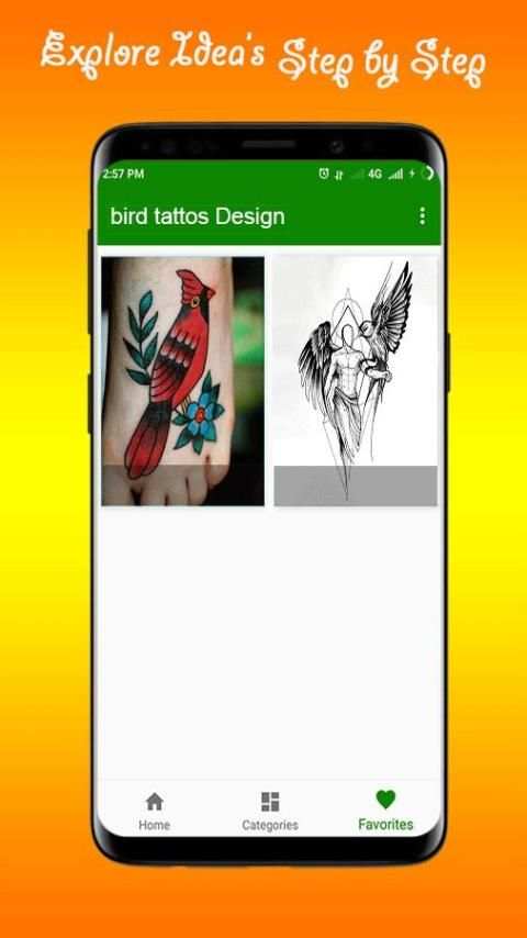 Bird Tattos Design स्क्रीनशॉट 5
