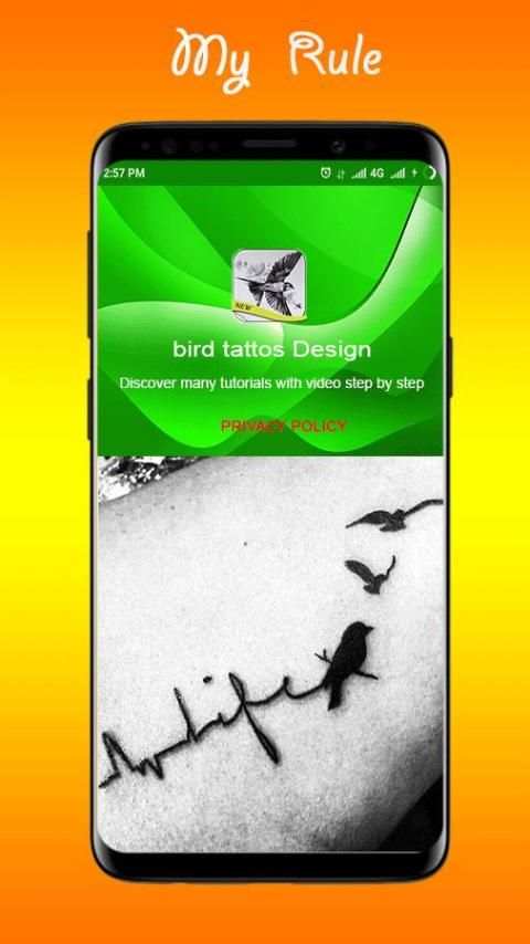 Bird Tattos Design स्क्रीनशॉट 2