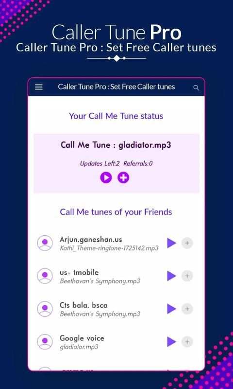 Caller Tune Pro - Set Free Caller Tunes screenshot 3