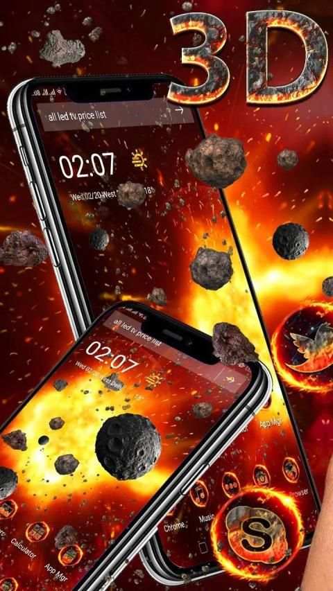 3D Galaxy Universe Parallax Theme * screenshot 3