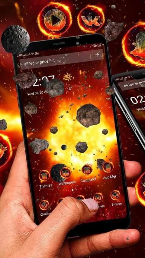 3D Galaxy Universe Parallax Theme * screenshot 2