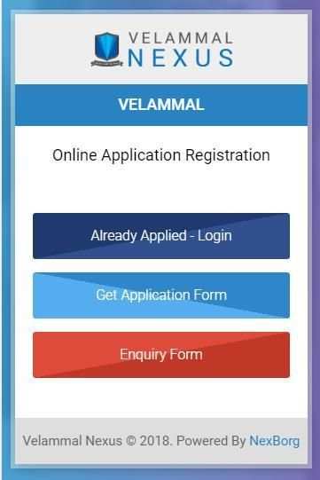 Velammal Nexus - Admission screenshot 2