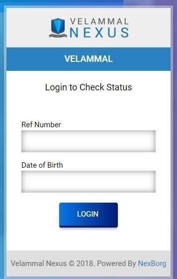 Velammal Nexus - Admission screenshot 1
