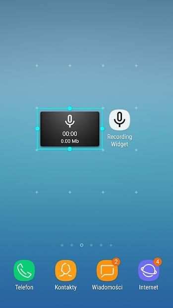 Audio Recorder Widget screenshot 1