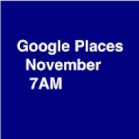 Google Places Example November 7AM