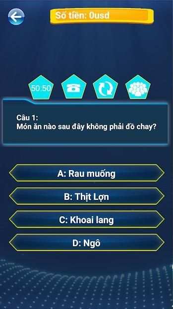 Ai là triệu phú - cau hoi trieu do 3 تصوير الشاشة