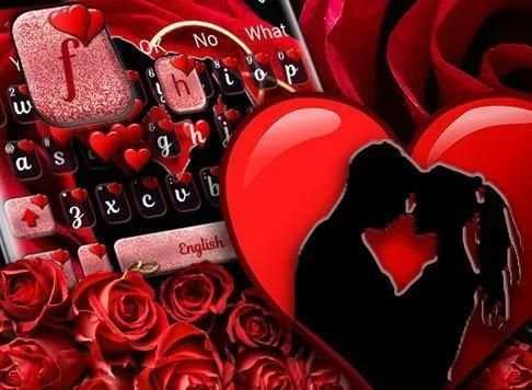 Valentine's Day Love Keyboard Theme स्क्रीनशॉट 2