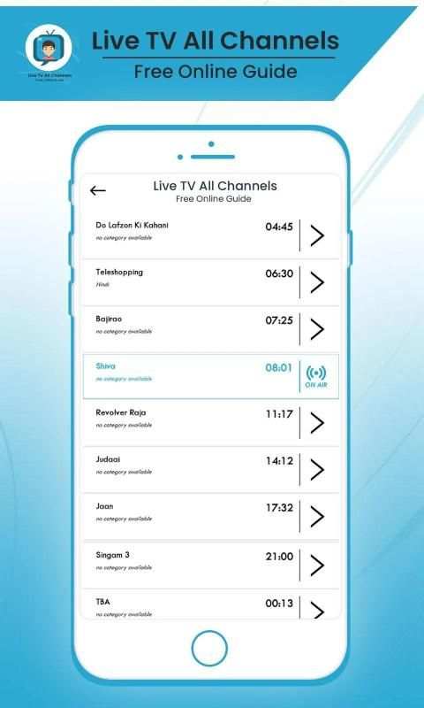 Live TV All Channels Free Online Guide स्क्रीनशॉट 2
