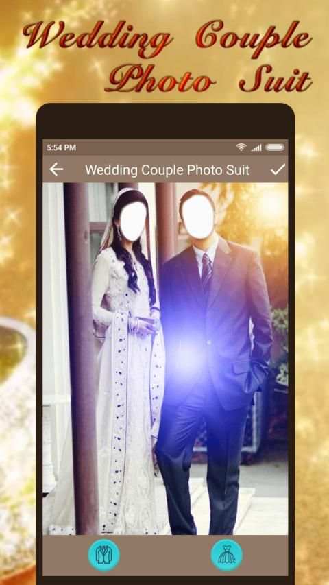Wedding couple photo suit screenshot 4