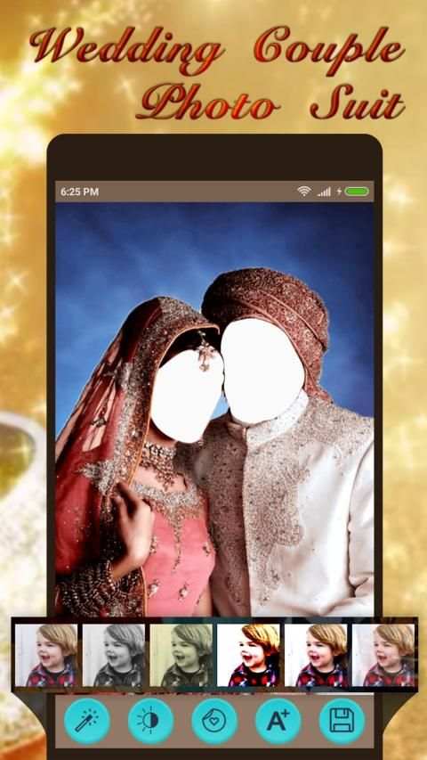 Wedding couple photo suit screenshot 2