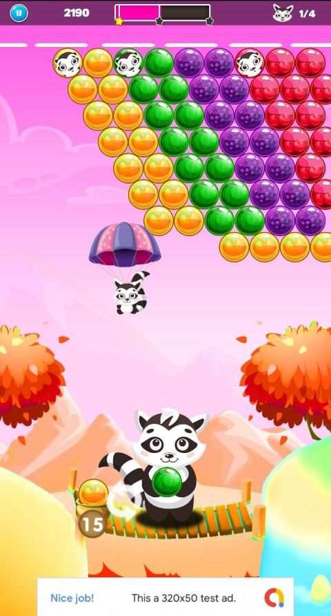 Cat Bubbles Crush स्क्रीनशॉट 3