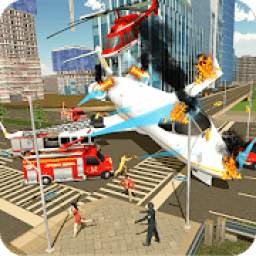 Airplane Fire Truck Rescue Simulator