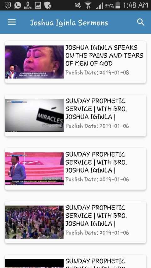 Joshua Iginla Sermons screenshot 3