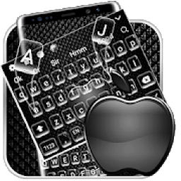 ikon Cool Black Apple Keyboard Theme*
