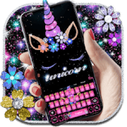 ikon Pink Unicorn Keyboard