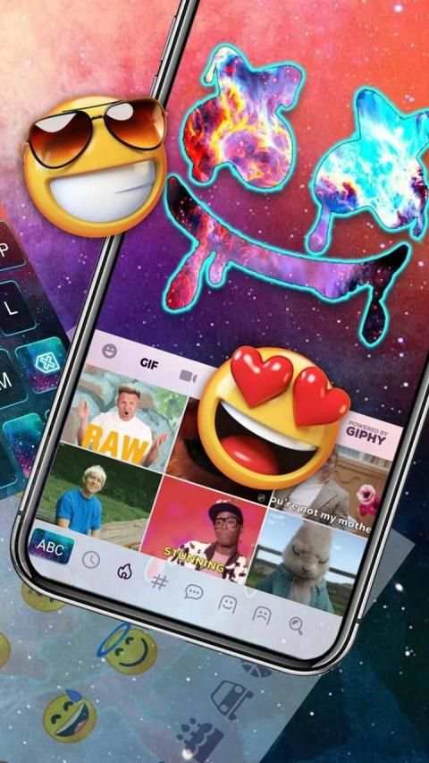 Galaxy Cool Man Keyboard स्क्रीनशॉट 1