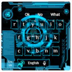 Blue Science Technology Keyboard