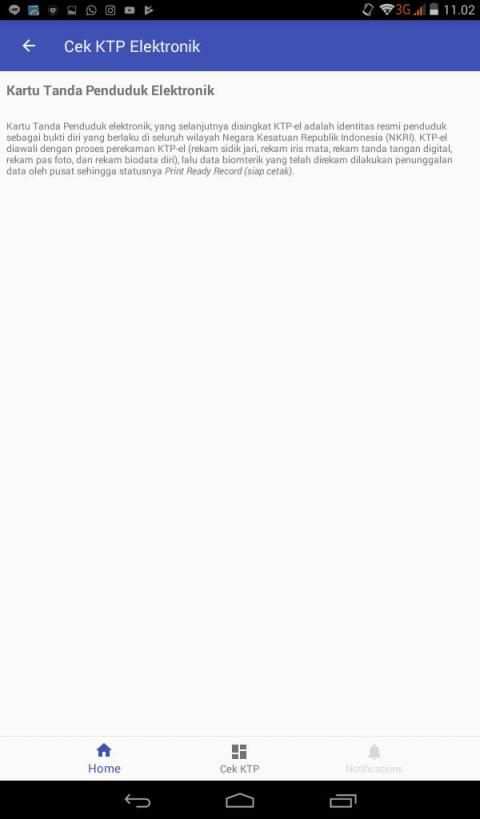 Cek E-KTP Indonesia 1 تصوير الشاشة