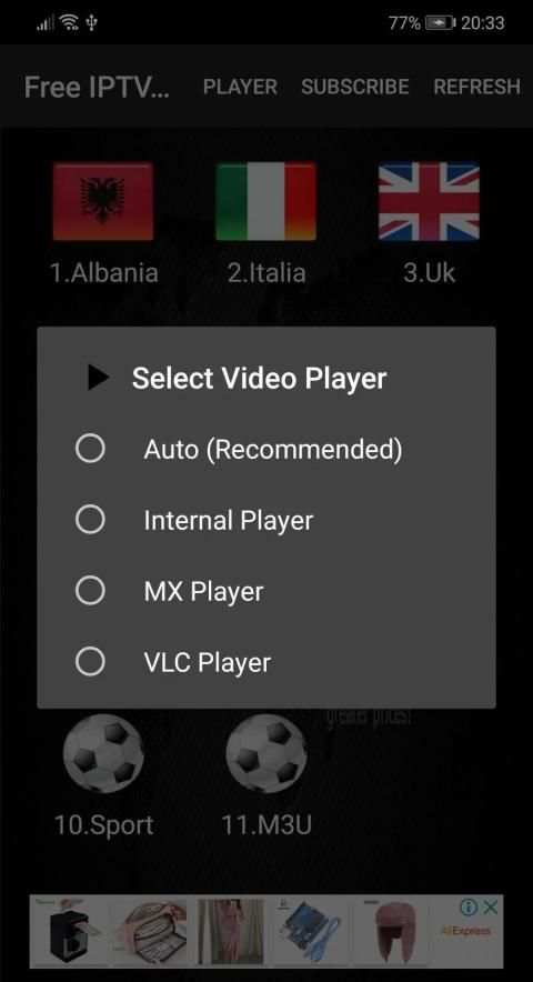 Free IPTV स्क्रीनशॉट 1