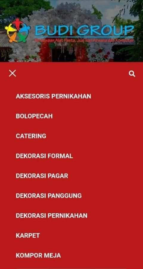 BUDI GROUPS CATALOG (PERSEWAAN ALAT PESTA) screenshot 2