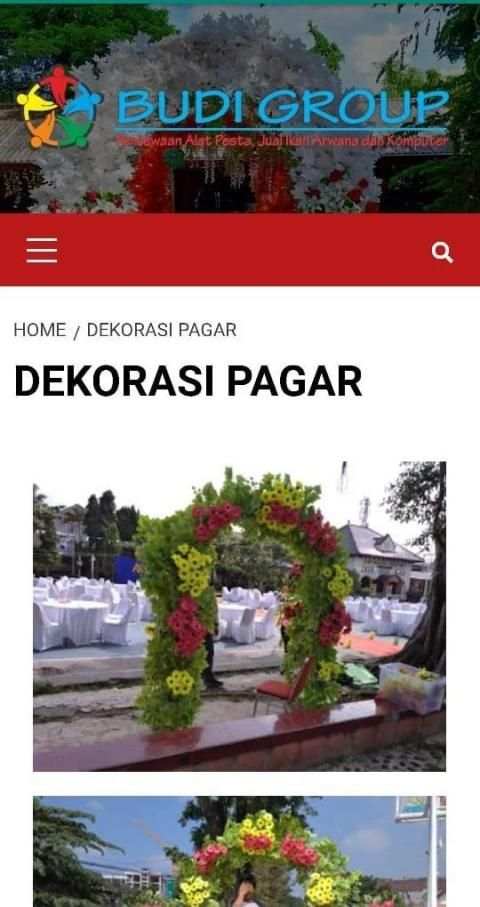 BUDI GROUPS CATALOG (PERSEWAAN ALAT PESTA) screenshot 1