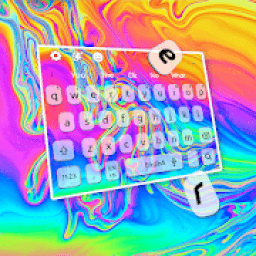 ikon Liquid Rainbow Keyboard Theme