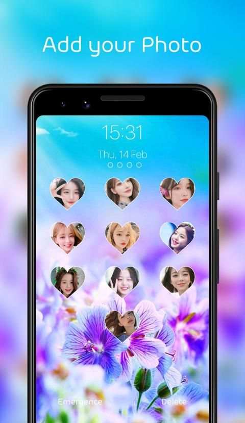 Photo d'écran de verrouillage - Love Lock Screen screenshot 7